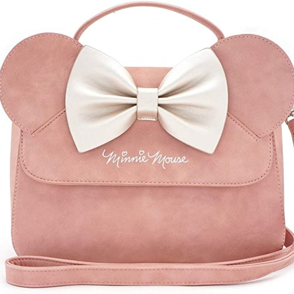New Loungefly x Disney Minnie Mouse Pink Bow Purse